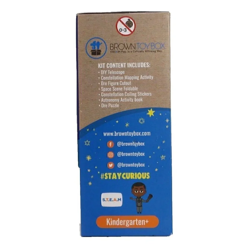 Astronomy S.T.E.A.M. learning kit kindergarten level BROWNTOYBOX NEW, BOX TORN